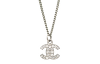 CHANEL 2007 Cc Rhinestone Necklace