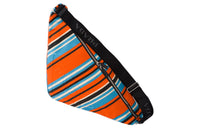 PRADA Triangle Canvas Bag Triangle Bag Shoulder Bag Crossbody Bag Men's Orange