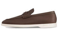 LOUIS VUITTON Estate Loafers Men's Brown