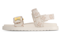 LOUIS VUITTON LV Sunset Beach Sandals Women's Ecru