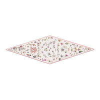 DIOR Mulberry Silk Scarves Women's White