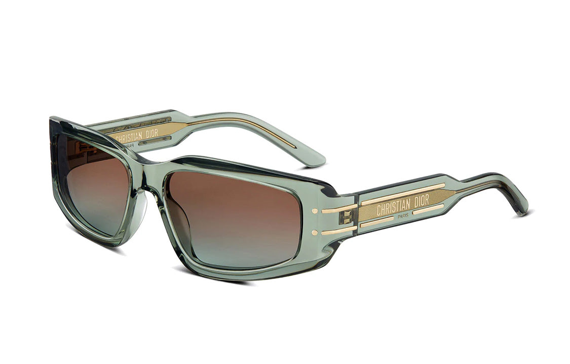 DIOR - Irregular Shape Sunglasses Women's Green