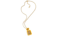CHANEL Necklaces Women's Gold