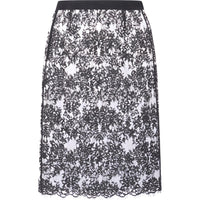 SAINT LAURENT Lace Midi Skirt