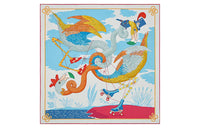 HERMES Silk Scarves Women's Blue
