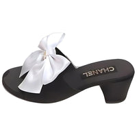 CHANEL Slip-Resistant Slide Slippers Women's Black