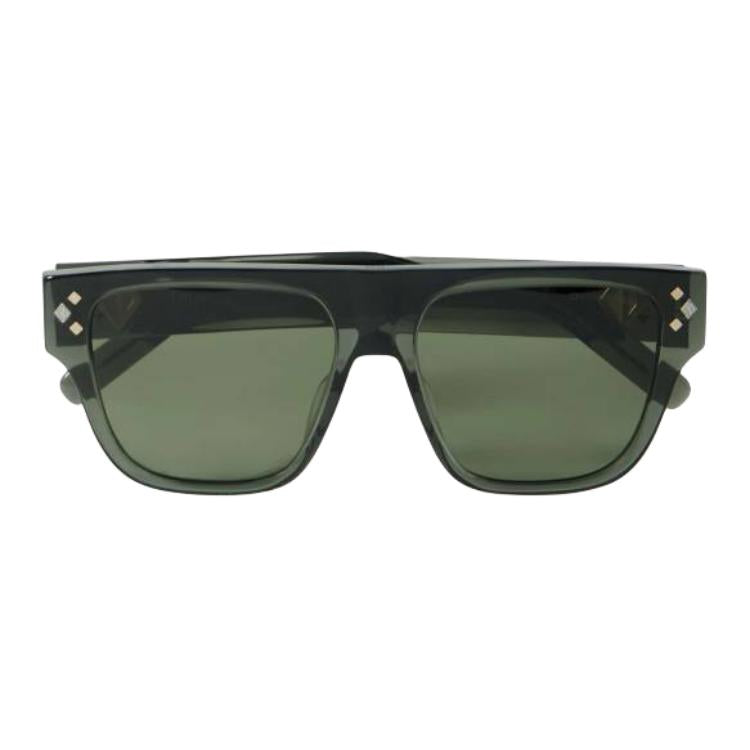 DIOR Acetate Square Sunglasses Men's Green