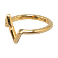LOUIS VUITTON Pre-Owned 2014 18K Yellow  Volt Upside Down Costume Ring