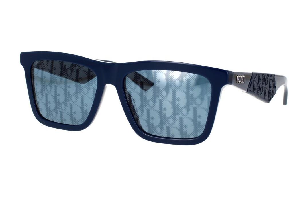 DIOR - Square Sunglasses Men's Blue