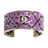 CHANEL Metal Bangles Women's Purple