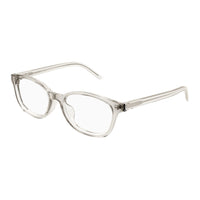 SAINT LAURENT Plastic Oval Eyeglass Frames Women's Beige