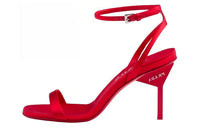 PRADA Strap Sandals 8.5cm Women's Red