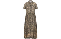 DIOR Short-Sleeved Dresses Women's Brown