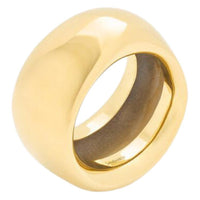 SAINT LAURENT Metal Bangles Unisex Brass Gold
