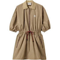 MIU MIU SS25 Short Sleeved Dress Women's Clay Gray