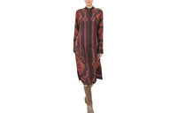 HERMES Long-Sleeved Dresses Women's Red