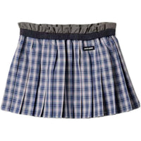 MIU MIU Casual Short Skirts Women's Bright Blue