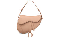DIOR Cow Leather Saddle Bag Handbag Clutch Regular Women's Crimson