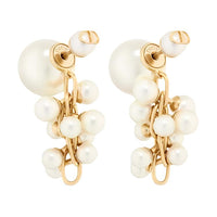 DIOR Resin Earrings Women's White