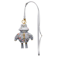PRADA Enamel Metal Pendants Women's Gray