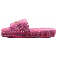 CHANEL Slide Slippers Women's Pink