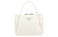 PRADA Leather Handbag Women's White