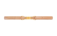 CELINE Leather Belts Women's Light Camel