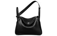 HERMES Lindy Swift Calfskin Cow Leather Handbag, Shoulder Bag Women's