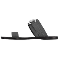 LOUIS VUITTON Slide Slippers Women's Gray