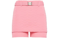 PRADA Jacquard Shorts Pink