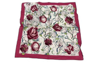PRADA Silk Scarves Women's Red