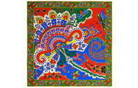 HERMES Silk Scarves Women's Multicolor