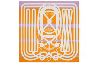 HERMES Silk Scarves Women's Orange