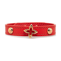 LOUIS VUITTON 2009 Monogram Blooming Wrap Costume Bracelet