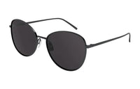 SAINT LAURENT Irregular Shape Sunglasses Women's Black