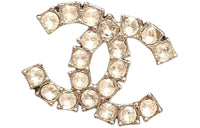 CHANEL 2020 Cc Rhinestone Earrings