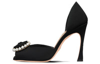 DIOR Rose Slim Heel High Heels Women's Black