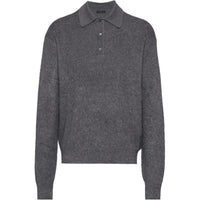 PRADA Polo Shirts Men Gray