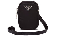 PRADA Fabric One Shoulder Handbags Unisex Black