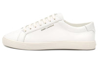 SAINT LAURENT Low-Top Stylish Skateboarding Shoes Women's White