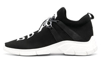 PRADA Knit Fabric Sneakers 'White Black'