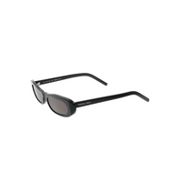 SAINT LAURENT Acetate Oval Sunglasses Women's Black