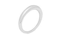 SAINT LAURENT Brass Rings Men's Silver