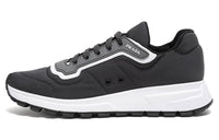 PRADA PRAX 1 Low Top Casual Athletic Shoes Men's Smoke Gray Multicolor