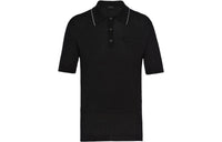 PRADA Logo Embroidered Short Sleeved Polo Shirt