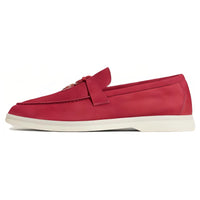 Loro Piana Summer Walk Casual Single Shoes Women's Red