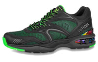 LOUIS VUITTON LV Trail Low-Top Casual Shoes Men's Black Green