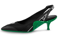 LOUIS VUITTON Archlight Cone Heel High Heels Women's Black Green
