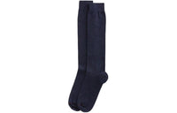 Loro Piana Classic Socks Knee-High Socks Men's Marine Blue