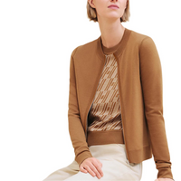 HERMES Sweater Women's Chestnut Caramel